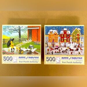 2 BITS AND PIECES 500 PIECE JIGSAW PUZZLES –